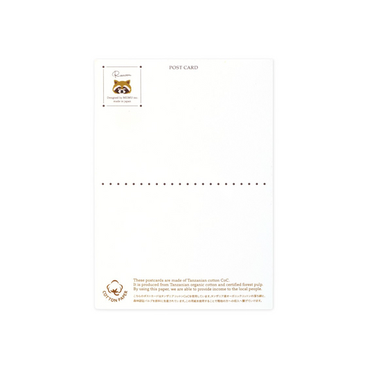 Raccoon ポストカード