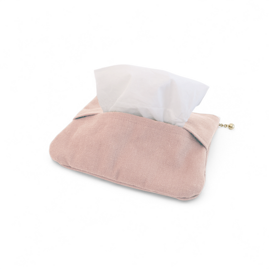 ブルーベリーで染めたティッシュポーチ Panda