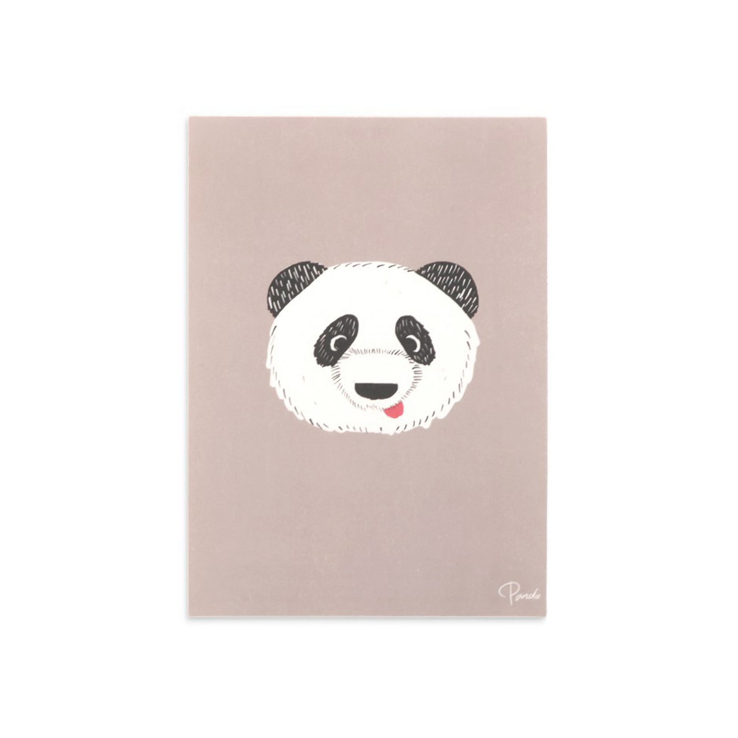 Panda Postcard