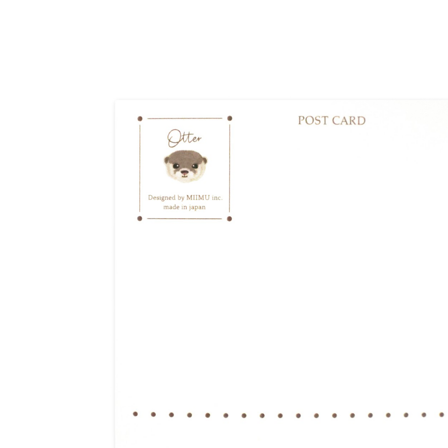 Otter Postcard