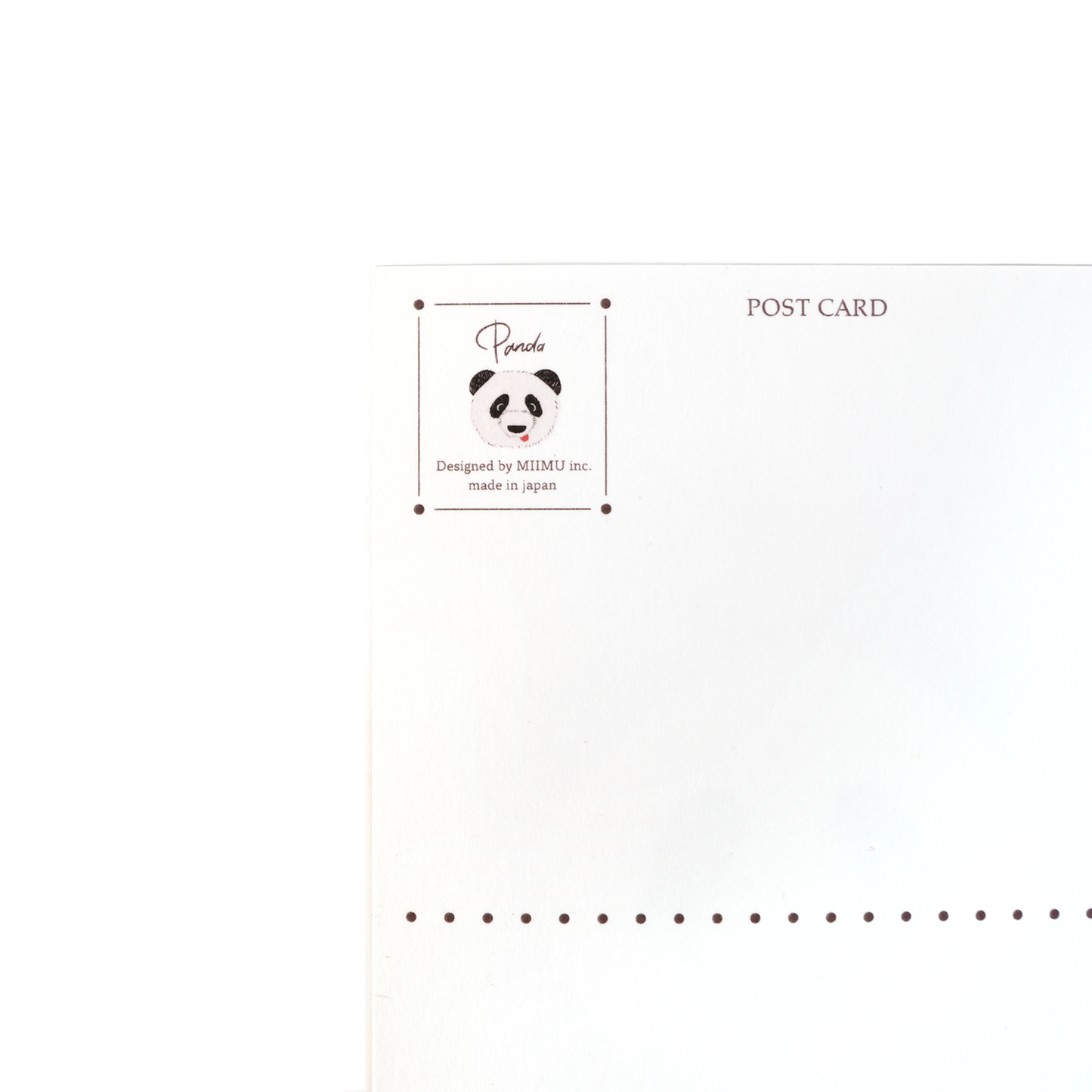 Panda Postcard