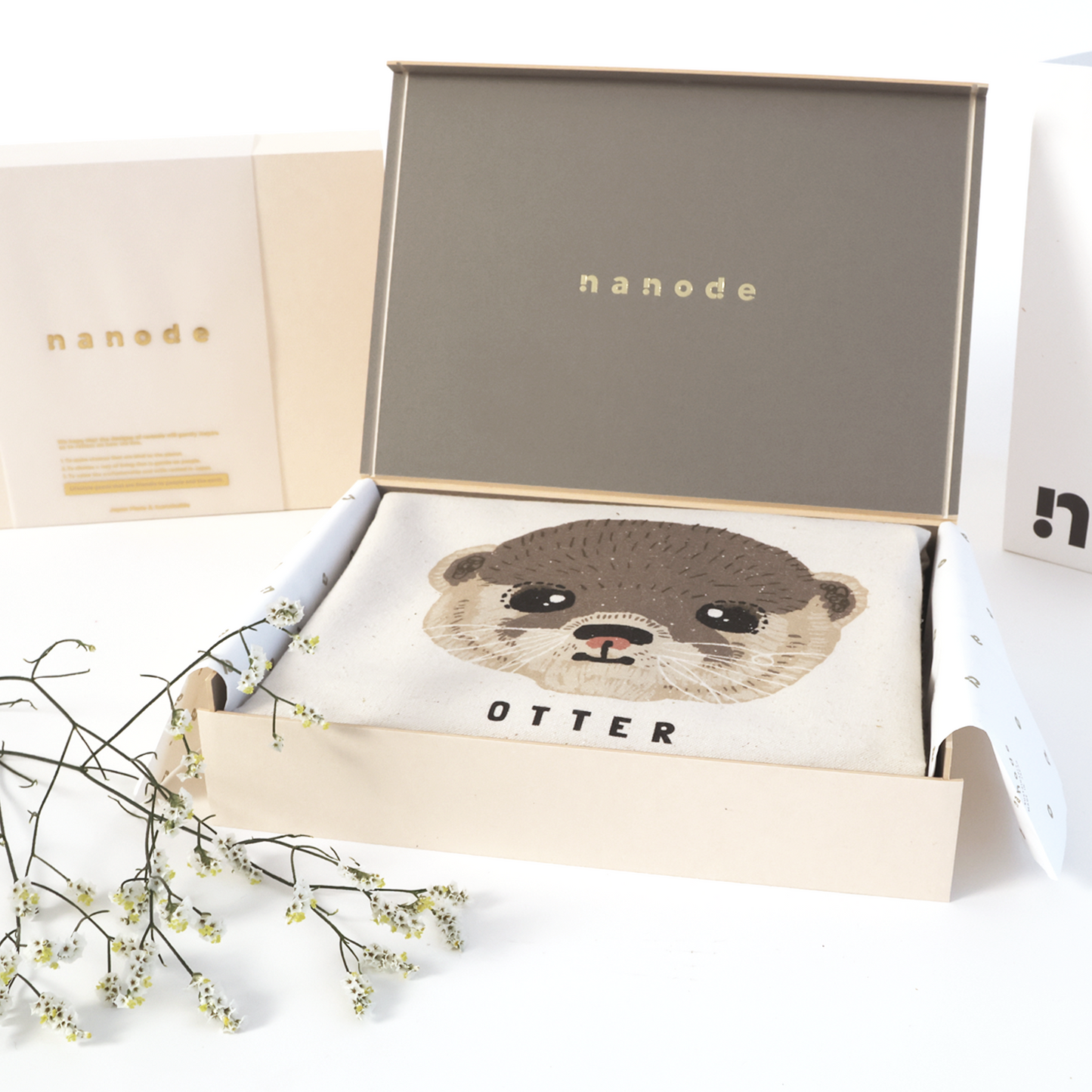 Otter gift box set (2-way tote bag)