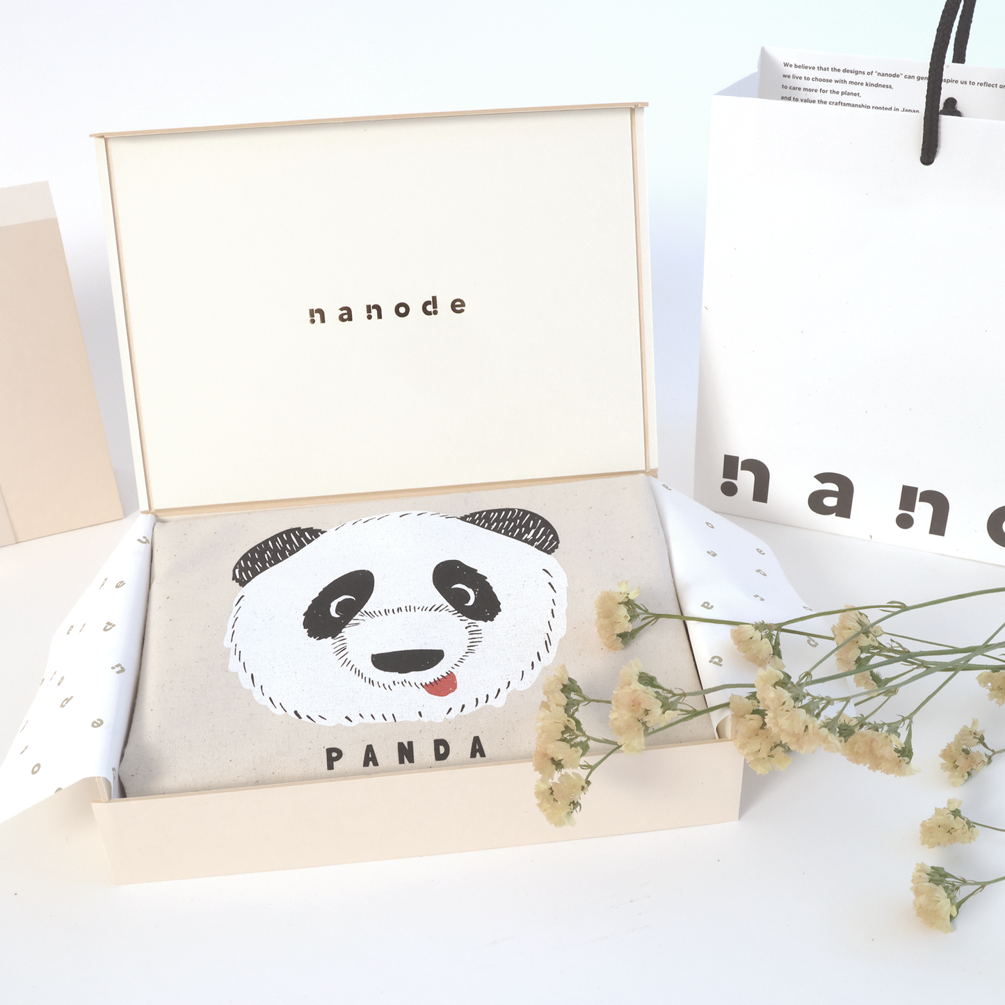 Panda gift box set (2way tote bag)