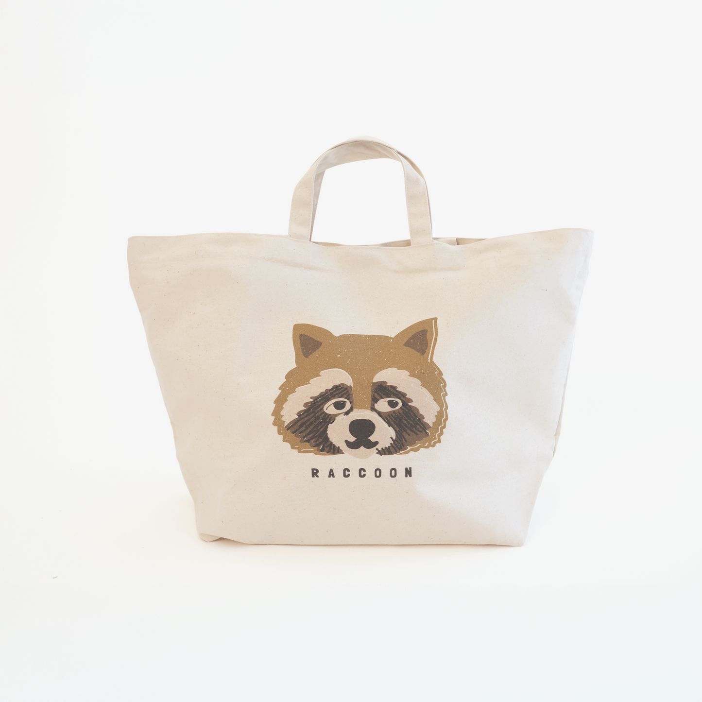Raccoon 2way tote bag