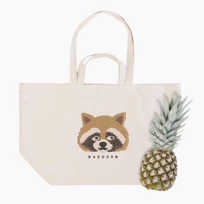 Raccoon gift box set (2way tote bag)