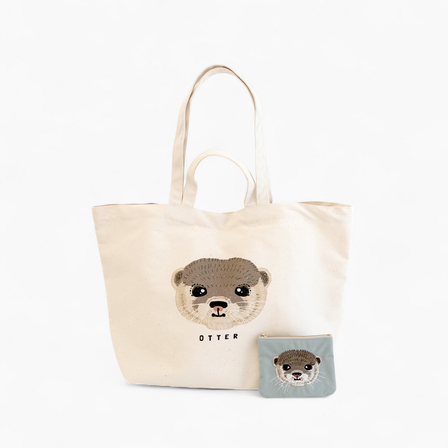 Otter gift box set (tissue pouch &amp; 2-way tote bag)