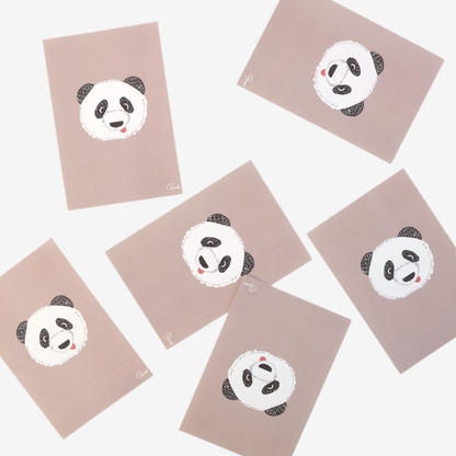 Panda Postcard