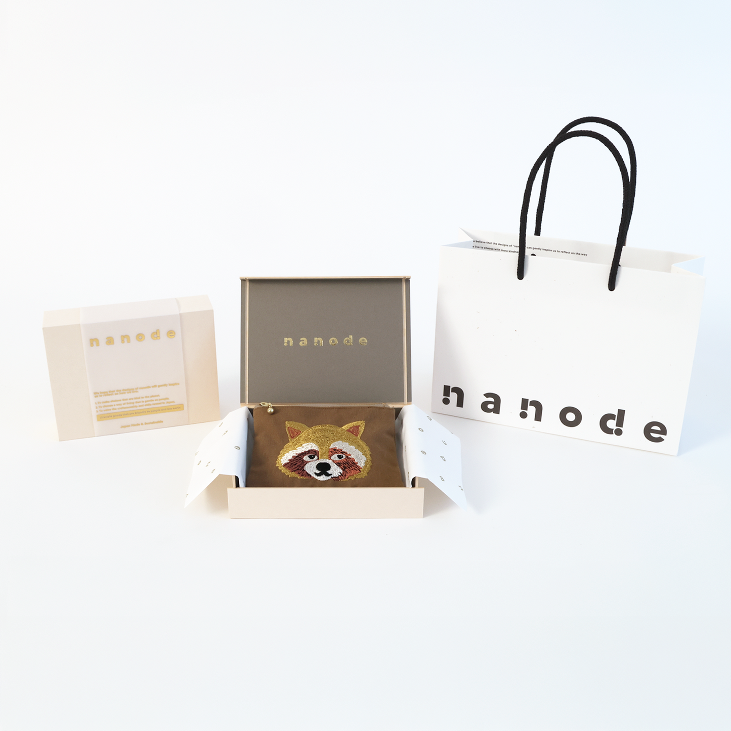 Raccoon Gift Box Set (Tissue Pouch)