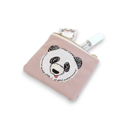 Blueberry dyed tissue pouch Panda