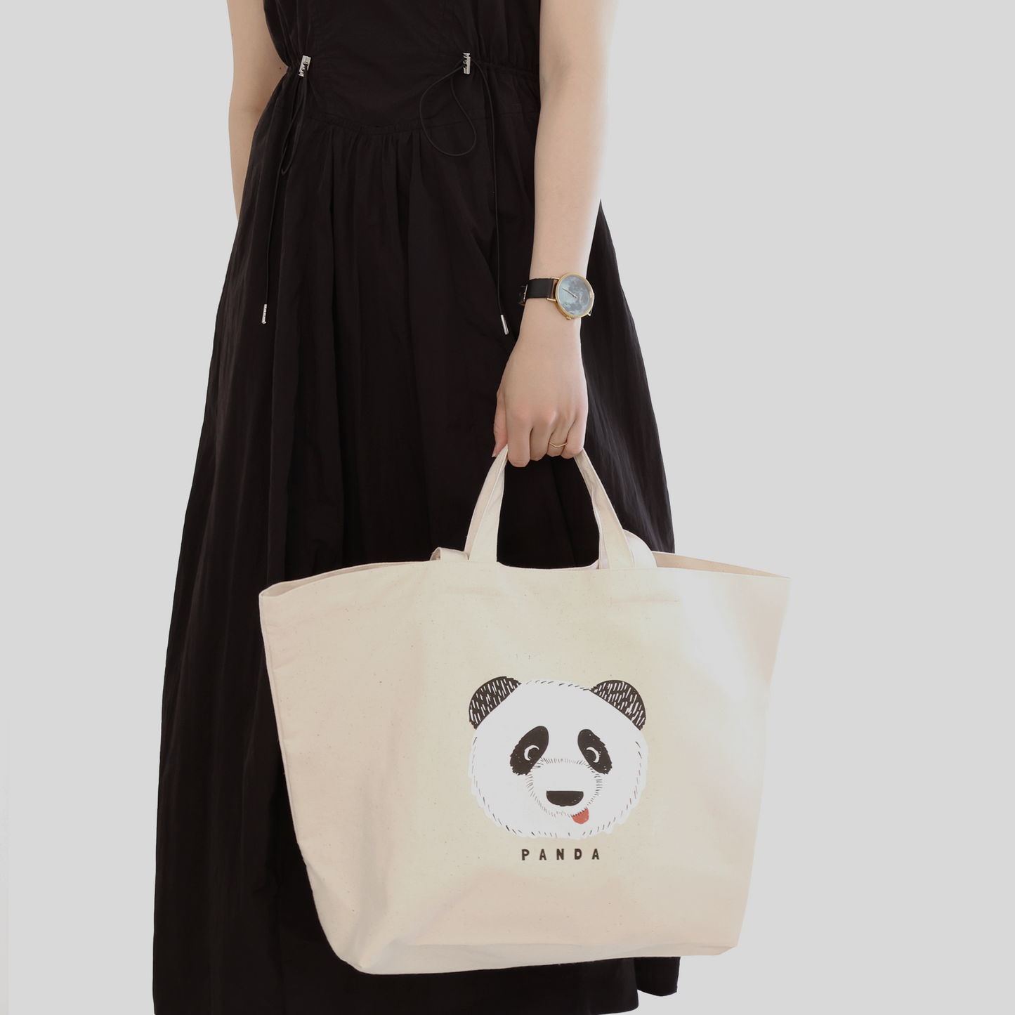Panda gift box set (tissue pouch &amp; 2way tote bag)