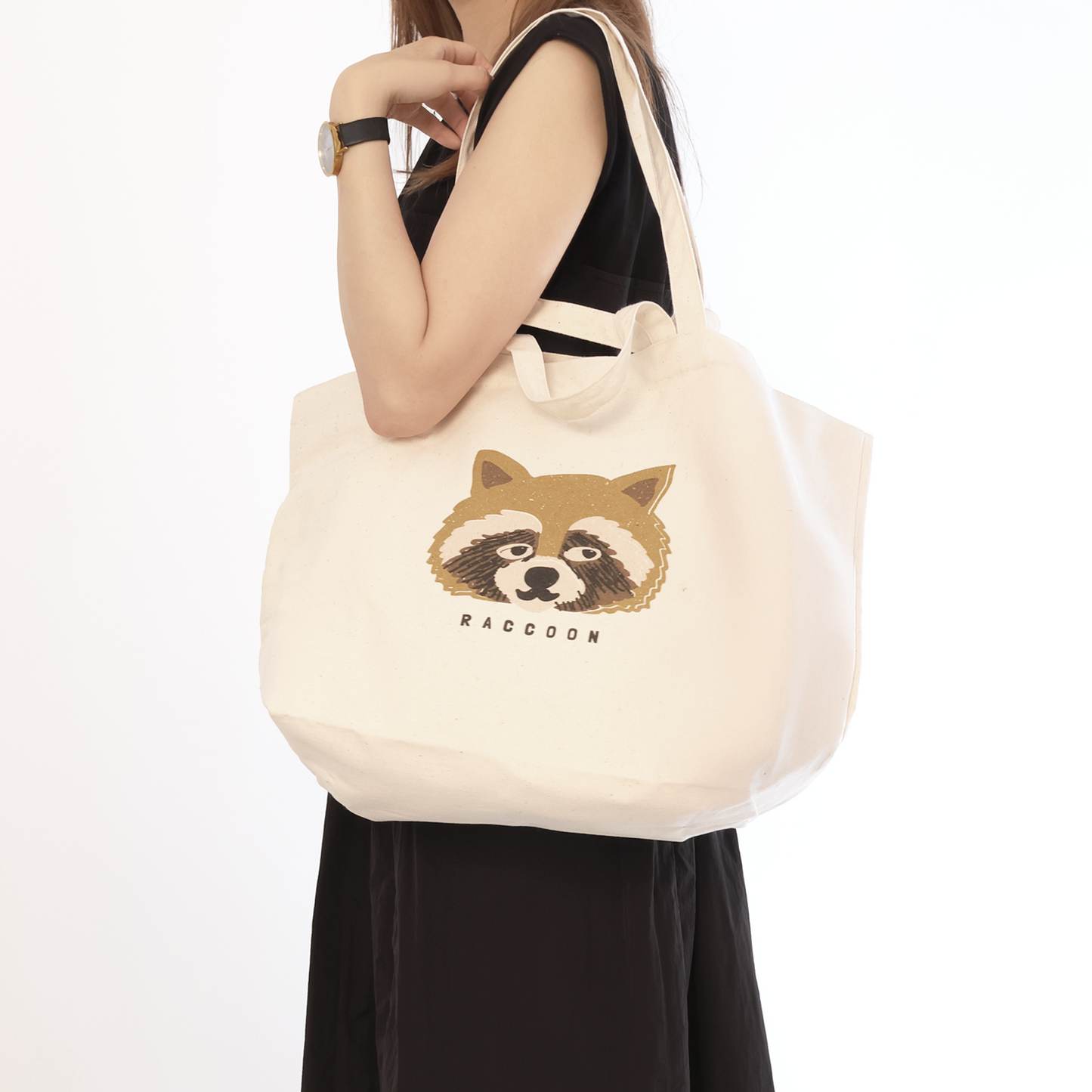 Raccoon gift box set (2way tote bag)