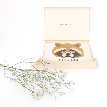 Raccoon gift box set (2way tote bag)