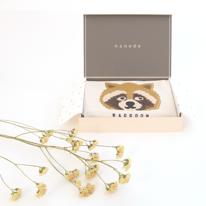 Raccoon gift box set (2way tote bag)
